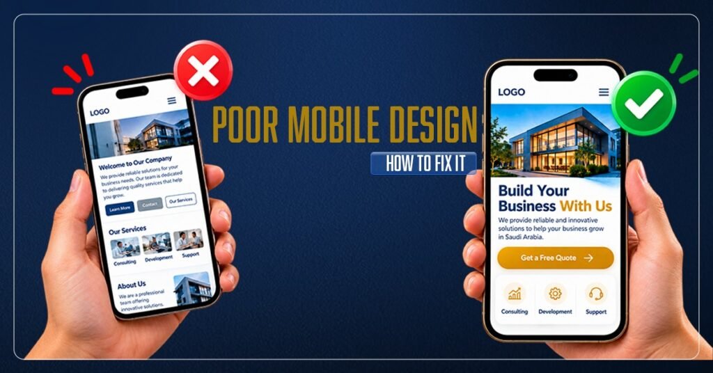 Poor Mobile Design